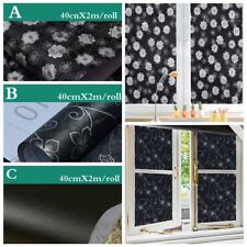 Self Adhesive Glass Window Door Sticker Film Frosted PVC Privacy Decor Floral