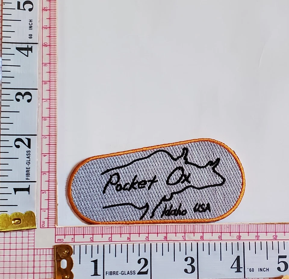 Pocket Ox Idaho USA Hat Jacket Vest Patch Applique Crest Badge Cosplay Iron On - Image 1 of 1