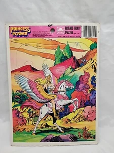 Vintage 1985 Princess Of Power Riding Unicorn Frame-Tray Puzzle - Picture 1 of 7