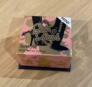 Benefit Gold Rush Warm Golden Nectar Blush 2.5g Blusher New In Box - Picture 1 of 4