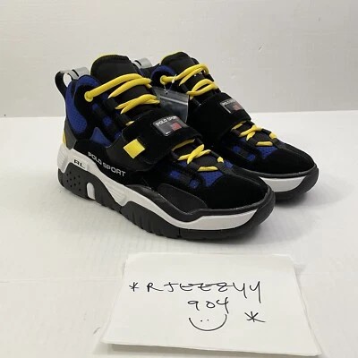 Mens Size 9.5 Polo Sport Ralph Lauren Retro High Top Sneakers PS100 SK HTL Royal - Image 1 of 4