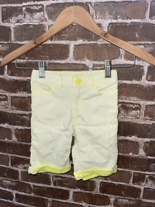 BABYGAP BABY GAP GIRLS 5 YEARS YELLOW DENIM SHORTS BERMUDA BOTTOMS KIDS SHORTS - Picture 1 of 2