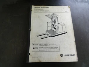 BT Prime-Mover OE-35 Electric Order Selector Repair Service Manual 9308 - Picture 1 of 7