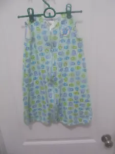 Halo Sleep Sack Multi Color Owls Sleeveless Zipper Size Small 0-6 months - Picture 1 of 5