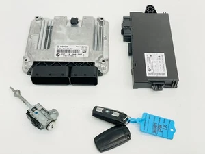 BMW E84 X1 18dX xDrive Auto N47N Engine ECU Kit CAS + Lock & Key 8580307 #062 - Picture 1 of 8