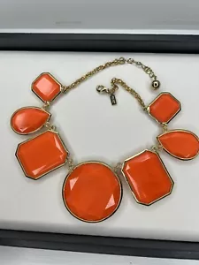 Collar Kate Spade NY Naranja Declaración Match Bengals Browns Bears NFL Joyería - Imagen 1 de 8