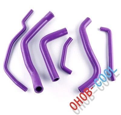 For 2006 2007 2008 2009 Suzuki GSXR600 GSXR750 Silicone Radiator Hose Purple Kit - Imagem 1 de 4