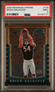 2000 Bowman Chrome Rookie RC #178 Brian Urlacher MINT PSA 9 - Picture 1 of 2