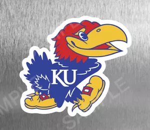 Magnet Die Cut Kansas Jayhawks Basketball Frig Kühlschrank Big Jay University - Bild 1 von 1