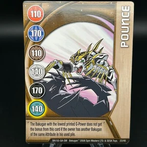 Bakugan POUNCE Metal Gate Card COPPER 2008 BA155-GA-SM 23/48 - Picture 1 of 7