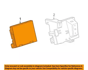 GM OEM-Body Control Module 13587704 - Picture 1 of 2