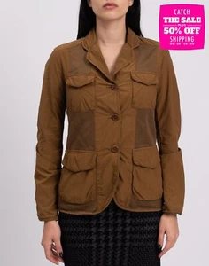 RRP €300 ASPESI Blazer Jacket Size S Lightweight Mesh Inserts Garment Dye - Picture 1 of 7