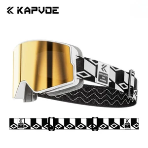 Gafas magnéticas para nieve hombres mujeres deportes esquí gafas antiniebla snowboard gafas de sol - Imagen 1 de 12