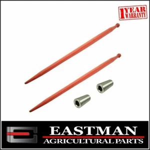 Tractor Loader Tine Kit Straight Conus 2 1100mm - Bale Hay Silage Forks Tyne - Picture 1 of 1