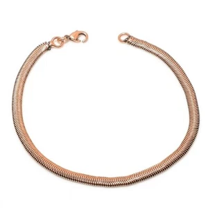 Brazalete de cadena de serpiente de cobre puro cobre alivio del dolor de la artritis motociclista - Imagen 1 de 5