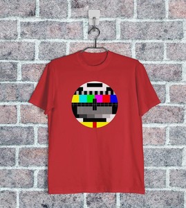 Test Card TV Retro T-shirt | Choose Color | Boys Girls Kids Toddler TS065