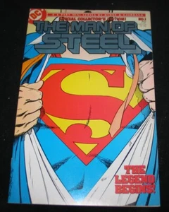1986 DC Comics THE MAN OF STEEL Superman #1 (VERY FINE +) - Picture 1 of 2