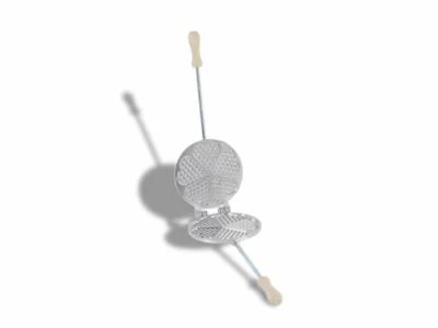Ferro piastra per pizzelle cialde neole in alluminio stampo ferratelle a cuori  - Immagine 1 di 3