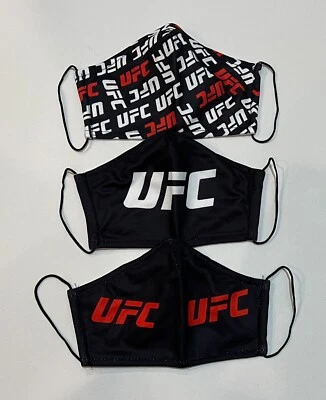 UFC Face Masks Cover Reusable Mask Covers - 3 Pack - Image 1 of 4