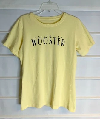 Camiseta Gear for Sports College of Wooster Amarilla Mezcla Algodón SS ¡Talla S EC! Foto 1 de 3