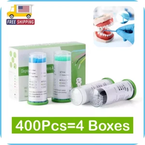 400Pcs Micro Brushes Applicators Microbrush Dental (Regular, Fine, Super Fine) - Picture 1 of 10