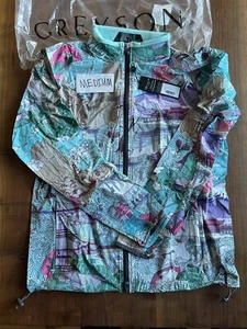 MEDIUM Greyson Golf Jacket Trailwolf Lightweight Windproof FORBIDDEN CITY $198 - Picture 1 of 4