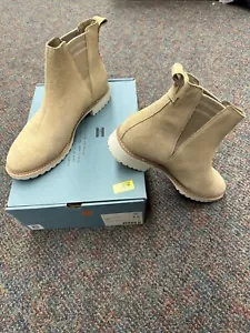 New TOMS Women's Cleo Boots Desert Tab Suede Water Resistant 9.5 - Picture 1 of 14