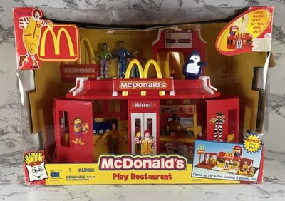 Vintage 2003 McDonalds Play Restaurant Playset with Drive Thru & Figures NIB - Image 1 of 4
