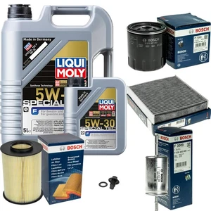 BOSCH Inspektionspaket 6L Liqui Moly Special Tec F 5W-30 für Volvo V50 1.8 2.0 - Bild 1 von 12