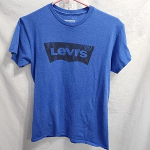 Levi's blaues kleines T-Shirt Battering Logo - Bild 1 von 5