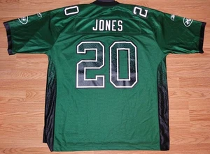 NEW YORK JETS JERSEY THOMAS JONES NEW NO TAG FULLY STITCHED REEBOK MENS SIZE 2XL - Picture 1 of 16