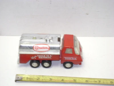 Mini cisterna de leche Tonka Clavel 1978 vintage Foto 1 de 4
