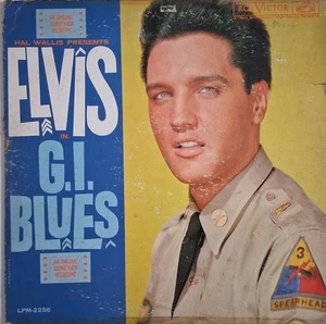 Elvis Presley - G.I. Blues Vintage 12" Vinyl 33 RPM LP Record 1960 LPM-2256 - Picture 1 of 5