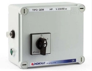 Pedrollo Quadro elettrico QEM 100 0,75kW 1HP per pompe DA POZZO da 4" monofase - Foto 1 di 1