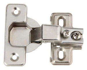 Face Frame Concealed Euro 105Deg Self Closing Compact Cabinet Hinges (6 Pack) - Picture 1 of 8
