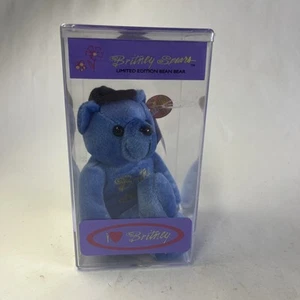 1999 Britney Spears Limited Edition Bean Bear in Box #3 Numbered 04423 of 25000 - Picture 1 of 9