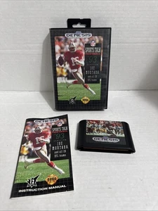 NFL Sports Talk Football '93 protagonizada por Joe Montana (Sega Genesis, 1992) - Imagen 1 de 10