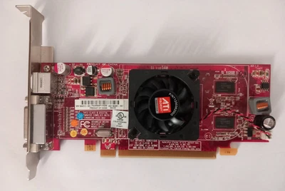 Carte graphique PCI-E x16 ATI RADEON HD4550 256 Mo DDR2-DMS-59 (2x DVi)-S-VIDÉO - Immagine 1 di 4