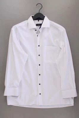✅ Eterna camicetta per uomo taglia Hemdgröße 42, L, 52 bianco di cotone ✅ - Immagine 1 di 4