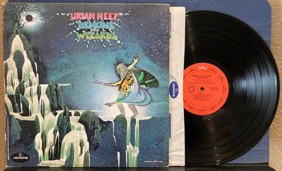URIAH HEEP DEMONS AND WIZARDS~VG++ 1972 MERCURY/BRONZE LABEL LP~HARD PSYCH ROCK - Image 1 of 3