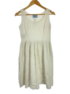 PRADA others 2010 sleeveless dress 42 cotton White p376ir Used - Picture 1 of 6