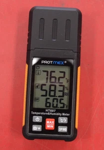 Protmex Temperature & Humidity Meter-**TESTED/WORKS GREAT** - Picture 1 of 6