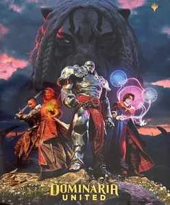 Magic The Gathering Dominaria United Foil Promotional Poster - Picture 1 of 2
