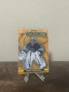 Serie extendida Upper Deck 2021-22 - Dazzlers Philipp Grubauer #DZ-136 naranja - Imagen 1 de 2