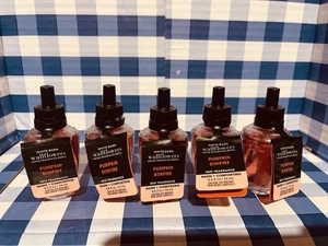 Bath Body Works Pumpkin Bonfire Bulbs Scented Oil Refill Wallflower X 5 - Picture 1 of 2