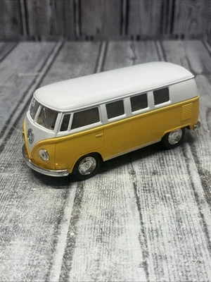Volkswagen Bus Van 5" Kinsmart Classic 1962 modelo diecast juguete 1:32 VW - amarillo Foto 1 de 4