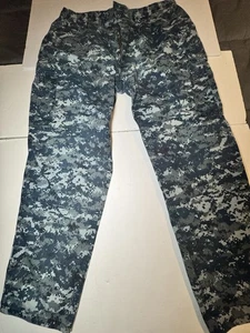 US Navy Digital Camo Cargo Arbeitshose Hose Herren Größe Large Blau USA - Bild 1 von 15