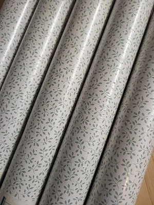 Lote de 5 PAPEL PINTADO HOJA VERDE ROLLO DOBLE DECORACIÓN FINA NOS INGLATERRA 275 pies cuadrados total Foto 1 de 4