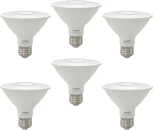 LED PAR30 Reflector Light 9W, 75W, 750LM, E26, Title-20 Compliant, 6 Count 3000K - Picture 1 of 1