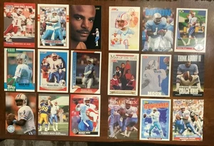 WARREN MOON 18 Football Card Lot 🔥 All Different 🔥 Houston Oilers JR35 - Picture 1 of 4